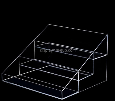 Custom acrylic 3 tiers skincare display stand holders
