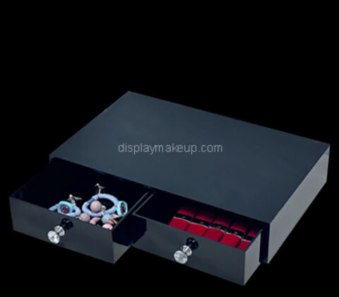 Custom acrylic makeup drawer storage organizer