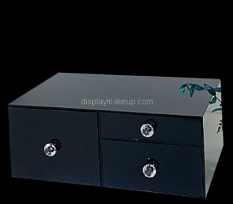 Custom acrylic beauty 3 drawers box