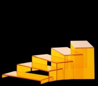 Custom acrylic beauty display risers DMD-3295 Custom acrylic beauty display risers