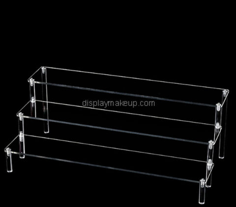 Custom acrylic 3 tiers perfume display risers