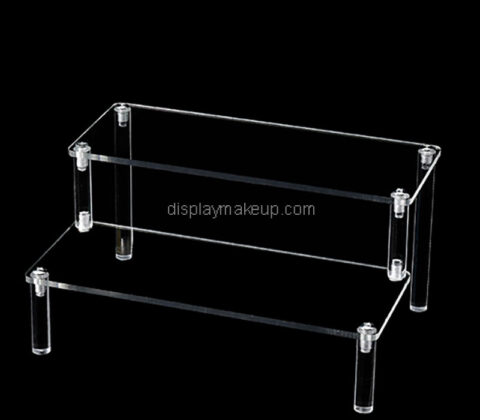 Custom acrylic 2 tiers cologne display risers
