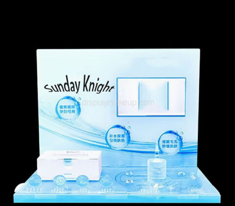 Custom acrylic countertop skincare display props