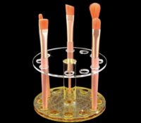 Custom acrylic makeup brushes display stand holders