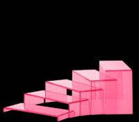 Custom acrylic display risers for cologne DMD-3318 Custom acrylic display risers for cologne