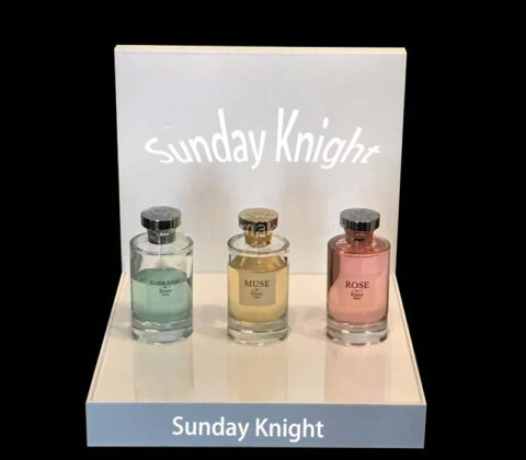 Custom acrylic perfume illuminated display props