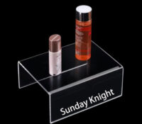 Custom acrylic makeup skincare display riser