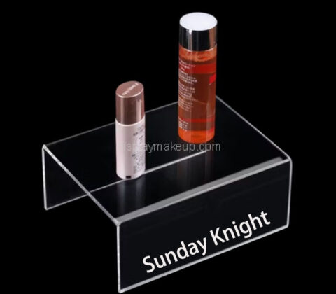 Custom acrylic makeup skincare display riser