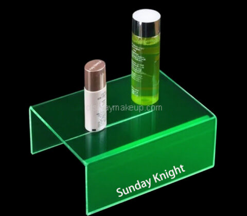 Custom acrylic retail skincare display riser