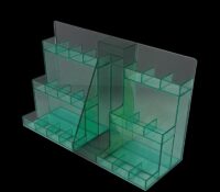 Custom acrylic retail skincare products display holders DMD-3333 Custom acrylic retail skincare products display holders