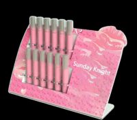 Custom acrylic L shape lipgloss display stands