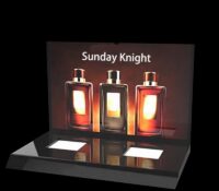 Custom acrylic perfume LED display props DMD-3339 Custom acrylic perfume LED display props