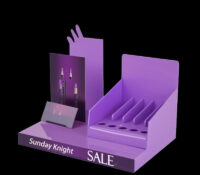 Custom acrylic retail shop makeup display holders