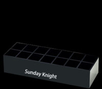 Custom acrylic multi dividers lipgloss holder