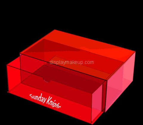 Custom acrylic makeup drawer storage box
