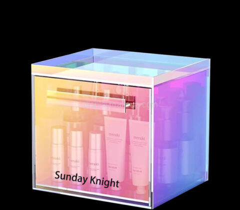 Custom acrylic skincare drawer storage box