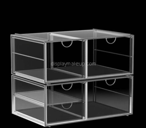 Custom acrylic makeup organzier with 5 drawers