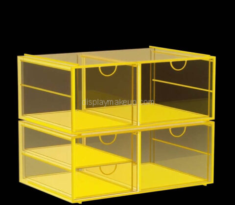 Custom acrylic beauty organzier with 5 drawers