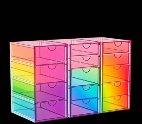 Custom acrylic bathroom makeup drawers organizer
