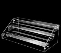 Custom acrylic 3 tiers lip gloss display holders