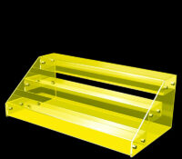 Custom acrylic 3 tiers lipstick display holders DMD-3350 Custom acrylic 3 tiers lipstick display holders