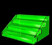 Custom acrylic 4 tiers nail varnish display holders