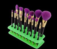 Custom acrylic beauty brushes display holders