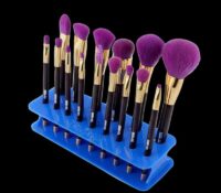 Custom acrylic cosmetics brushes display stand holders