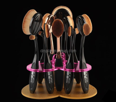 Custom acrylic skin care brushes display holders