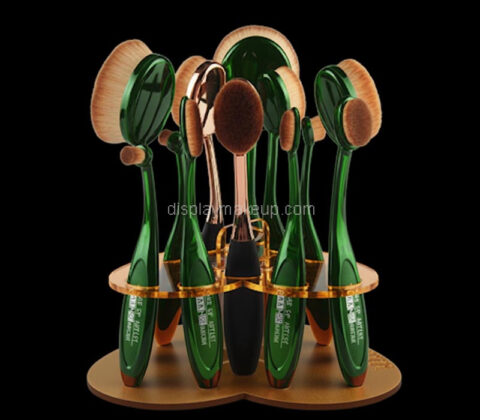 Custom acrylic salons skin care brushes display holders