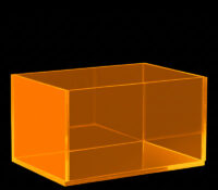 Custom acrylic bathroom serums storage box