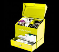 Custom acrylic cosmetics storage drawer box