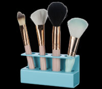 Custom plexiglass salons cosmetics brushes holders