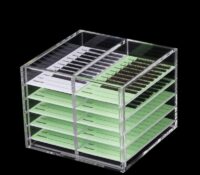 Custom acrylic fake eyelash extensions organizer