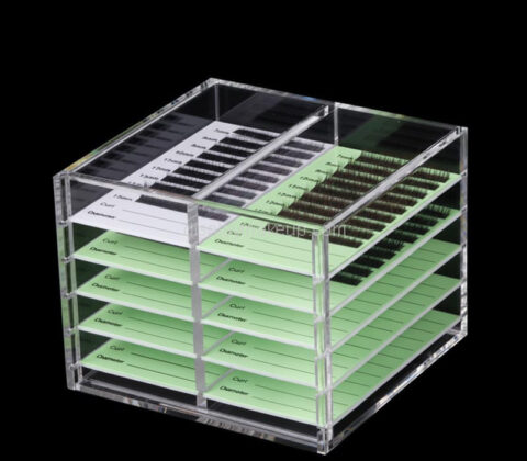 Custom acrylic fake eyelash extensions organizer