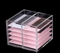 Custom acrylic salons fake eyelash box