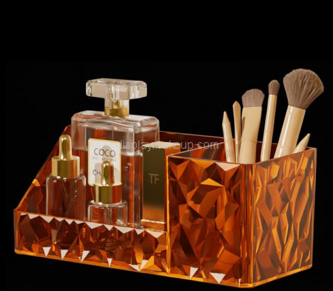 Custom acrylic bathroom cosmetics organizer