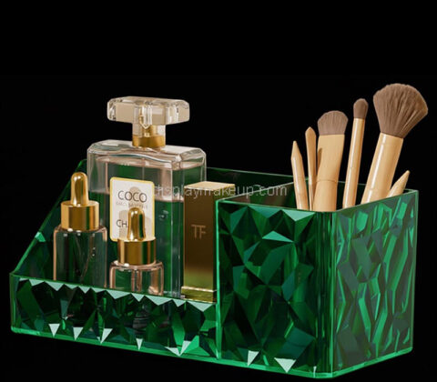 Custom acrylic bathroom skincare organizer