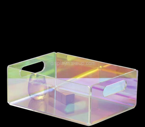 Custom acrylic makeup organizer tray