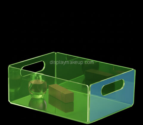Custom acrylic cosmetics organizer tray