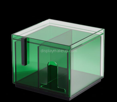 Custom acrylic makeup sponge storage box