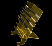 Custom acrylic makeup brushes display rack DMD-3391 Custom acrylic makeup brushes display rack