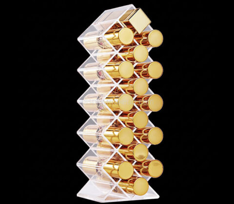 Custom acrylic stackable fish shape lipstick tower