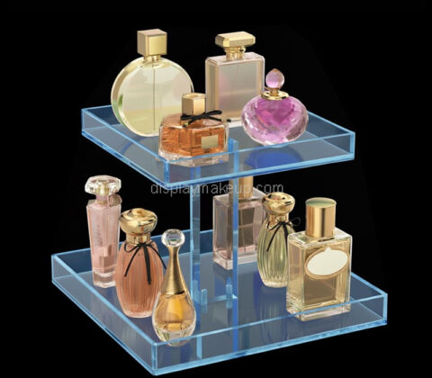 Custom acrylic 2-tier skincare display trays