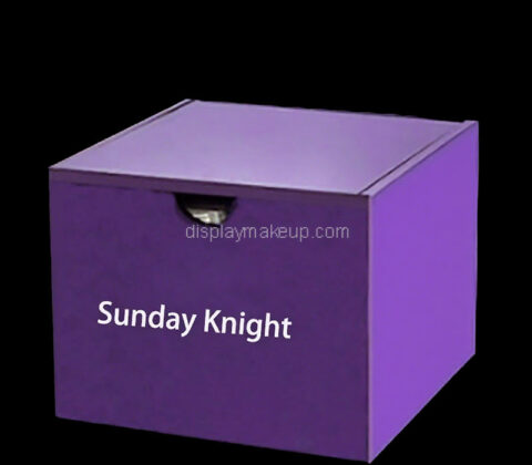 Custom acrylic skincare storage box with lid