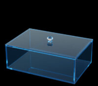 Custom acrylic beauty brushes storage box DMO-1238 Custom acrylic beauty brushes storage box