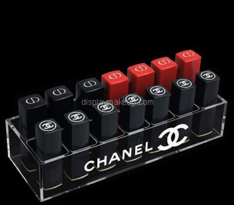 Custom acrylic multi dividers lipsticks storage box