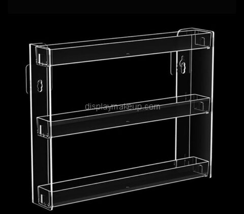 Custom acrylic wall 3-tiers varnish bottles display stands