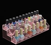Custom acrylic nail varnish bottles display holder
