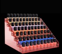 Custom acrylic 7 tiers nail varnish display holder DMD-3401 Custom acrylic 7 tiers nail varnish display holder